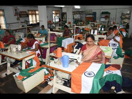 ಬೆಂಗೇರಿ ರಾಷ್ಟ್ರಧ್ವಜಕ್ಕೆ ಕರ್ನಾಟಕದಿಂದಲೇ ಅತೀ ಹೆಚ್ಚು ಬೇಡಿಕೆ