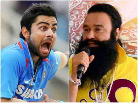 ಕ್ರಿಕೆಟಿಗ ವಿರಾಟ್ ಕೊಹ್ಲಿಗೆ ಕೋಚ್ ಆಗಿದ್ರಂತೆ ರಾಮ್ ರಹೀಂ ಬಾಬಾ!