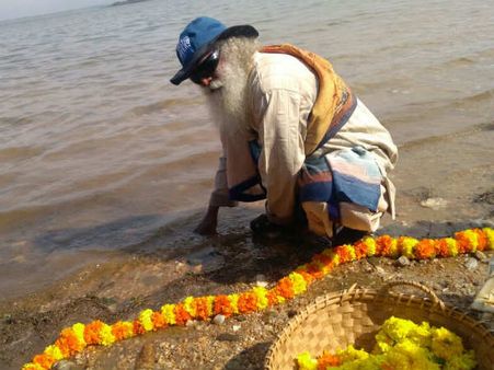 Rally for Rivers: ಕೆ ಆರ್ ಎಸ್ ಹಿನ್ನೀರಿನಲ್ಲಿ ಸದ್ಗುರು ಪೂಜೆ