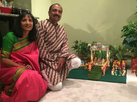 ಅಮೆರಿಕದಲ್ಲಿ ಕಣ್ಣಿಗೆ ಹಬ್ಬ ತಂದ ನವರಾತ್ರಿ ಬೊಂಬೆ