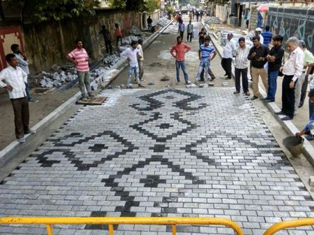 ಚರ್ಚ್ ಸ್ಟ್ರೀಟ್ ರಸ್ತೆಯ ಅಂದ ಹೆಚ್ಚಿಸಲಿವೆ ಗ್ರಾನೈಟ್!