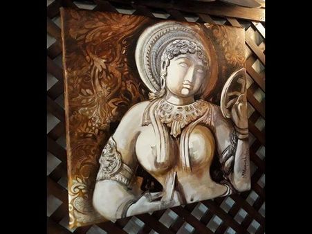 ಯೂರೋಪ್‍ನ ಕಲಾ ಪ್ರದರ್ಶದಲ್ಲಿ ಹಾಸನ ಕಲಾವಿದನ ಚಿತ್ರ