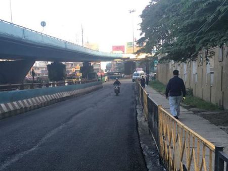 ಬಿಬಿಎಂಪಿ ವೈಟ್ ಟಾಪಿಂಗ್ : ಪ್ರಮುಖ ರಸ್ತೆಗಳಲ್ಲಿ ಸಂಚಾರ ದಟ್ಟಣೆ