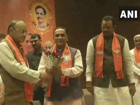 ಗುಜರಾತ್ ಮುಖ್ಯಮಂತ್ರಿಯಾಗಿ ವಿಜಯ್ ರೂಪಾನಿ ಮುಂದುವರಿಕೆ