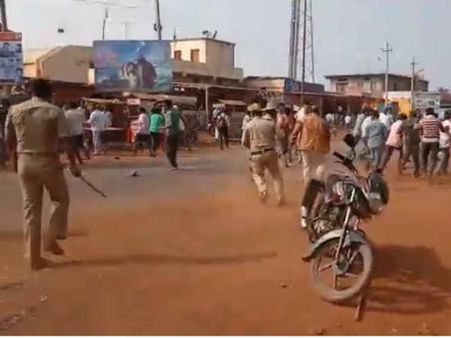 ಹಿಂಸಾಚಾರಕ್ಕೆ ತಿರುಗಿದ ಬೀದರ್ ಬಂದ್, ಲಾಠಿ ಚಾರ್ಜ್‌