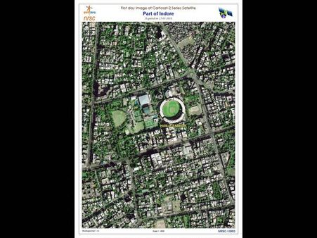 'ಕಾರ್ಟೋಸ್ಯಾಟ್ 2' ತೆಗೆದ ಚೊಚ್ಚಲ ಚಿತ್ರ ಬಿಡುಗಡೆ ಮಾಡಿದ ಇಸ್ರೋ