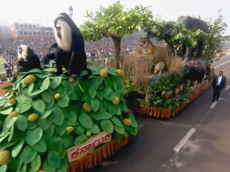 69ನೇ ಗಣರಾಜ್ಯೋತ್ಸವದಲ್ಲಿ ಗಮನ ಸೆಳೆದ ರಾಜ್ಯದ ಸ್ತಬ್ಧಚಿತ್ರ