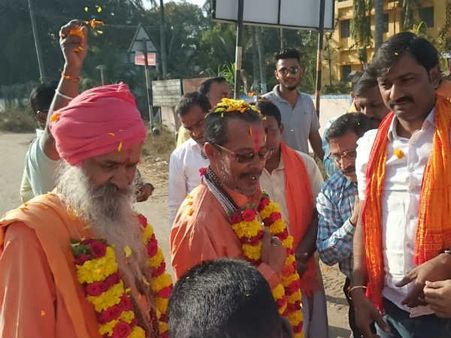 ನಾಗಾ ಸಾಧುಗಳು ಶಿವಮೊಗ್ಗಕ್ಕೆ, ಅದ್ದೂರಿ ಸ್ವಾಗತ