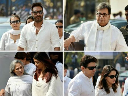 ಶ್ರೀದೇವಿಯನ್ನು ಬೀಳ್ಕೊಡಲು ಸಾಲುಸಾಲಾಗಿ ಬಂದ ತಾರಾ ಬಳಗ