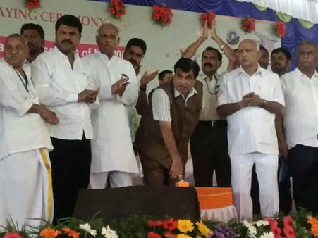 ಸಿಗಂದೂರು ಸೇತುವೆ ಕಾಮಗಾರಿಗೆ ನಿತೀನ್ ಗಡ್ಕರಿ ಚಾಲನೆ