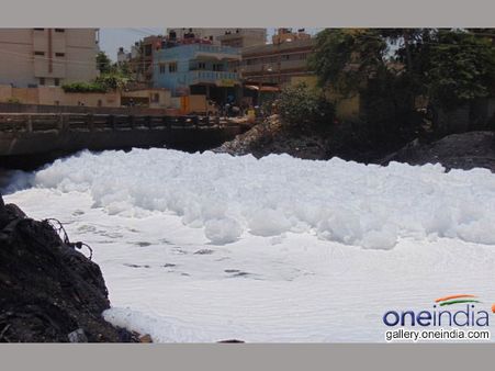 ಬೆಳ್ಳಂದೂರು ಕೆರೆ ಕಸದಿಂದ ಸ್ವಲ್ಪ ಮುಕ್ತವಾಗಿದೆ ಆದರೆ ದುರ್ವಾಸನೆ?
