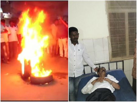 ಬಿಜೆಪಿ ಭಿನ್ನಮತ: ಶಶೀಲ್ ನಮೋಶಿ, ಬೇಳೂರು ಬೆಂಬಲಿಗರಿಂದ ಪ್ರತಿಭಟನೆ