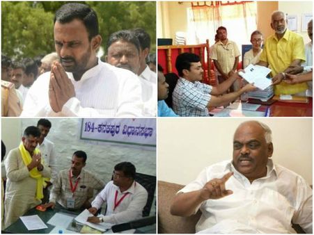 ಡಿಕೆಶಿ, ರಮೇಶ್ ಕುಮಾರ್, ಮಂಜು ಸೇರಿ ಹಲವು ಕಾಂಗ್ರೆಸ್ಸಿಗರ ನಾಮಪತ್ರ