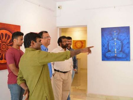 ಕೋಟೆಗದ್ದೆ ರವಿ ಅವರ 'ತಂತ್ರ' ಚಿತ್ರಕಲಾ ಪ್ರದರ್ಶನ ಯಶಸ್ವಿ