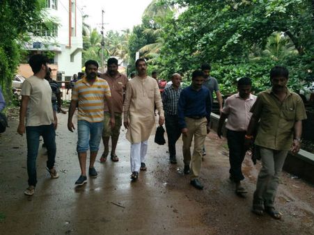 ಮಳೆ ಬಾಧಿತ ಪ್ರದೇಶಗಳಿಗೆ ಭೇಟಿ ಕೊಟ್ಟ ಸಂಸದ ನಳಿನ್ ಕುಮಾರ್ ಕಟೀಲ್