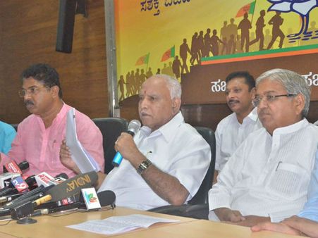 ಕಾಂಗ್ರೆಸ್‌-ಜೆಡಿಎಸ್‌ ಹೊಂದಾಣಿಕೆಯಿಂದಾಗಿ ಸೋಲು : ಬಿಎಸ್‌ವೈ