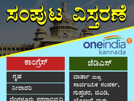 ಖಾತೆ ಹಂಚಿಕೆ: ಜೆಡಿಎಸ್ ಗೆ ಯಾವ ಖಾತೆ? ಕಾಂಗ್ರೆಸಿಗೆ ಯಾವ ಖಾತೆ?