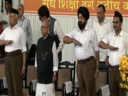 ಪ್ರಣಬ್ ಮುಖರ್ಜಿ ತಿರುಚಿದ ಫೋಟೋಗೆ ಆರ್.ಎಸ್.ಎಸ್ ಗರಂ