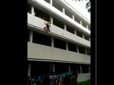 ತರಬೇತುದಾರನ ಯಡವಟ್ಟಿಗೆ ವಿದ್ಯಾರ್ಥಿನಿ ಬಲಿ: ಕಾಲೇಜು ಘಟನೆಯ ವೈರಲ್ ವಿಡಿಯೋ