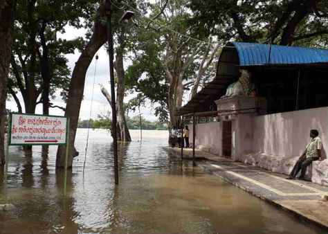ಕೆ.ಆರ್.ಎಸ್. ನೀರು: ಕಾವೇರಿ ಪ್ರವಾಹಕ್ಕೆ ಮಂಡ್ಯದಲ್ಲೂ ಆತಂಕದ ಸ್ಥಿತಿ