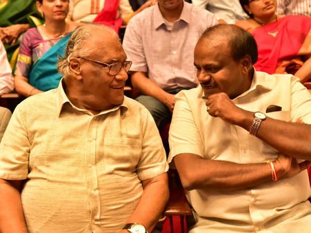 ವಿಜ್ಞಾನ ಪ್ರಶಸ್ತಿ ಸಮಾರಂಭ: ಸಿಎನ್‌ಆರ್ ರಾವ್-ಎಚ್‌ಡಿಕೆ ಭೇಟಿ