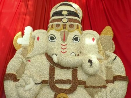 ಉಡುಪಿ: ಬಂದ ನೋಡಿ ಧಾನ್ಯಗಳ ಗಣಪ