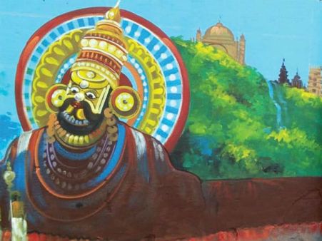 ಕಣ್ಮನ ಸೆಳೆಯುತ್ತಿದೆ ವರ್ಲಿ ಕಲೆಯಲ್ಲಿ ಅರಳಿದ ದಸರಾ ವೈಭವ