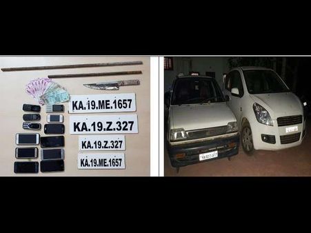 ದರೋಡೆಗೆ ಸಂಚು ರೂಪಿಸಿದ್ದ ಕುಖ್ಯಾತ ಕ್ರಿಮಿನಲ್ ಗಳನ್ನು ಬಂಧಿಸಿದ ಮಂಗಳೂರು ಪೊಲೀಸರು