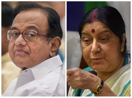 ಸುಷ್ಮಾ ಚುನಾವಣೆ ನಿವೃತ್ತಿ... ಚಿದು ಟ್ವೀಟ್ ನಲ್ಲಿ ಕಂಡ ವಿಕೃತಿ!