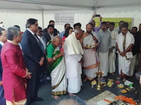 ಬಹ್ರೇನ್‌ನಲ್ಲಿ ಕನ್ನಡ ಭವನಕ್ಕೆ ದೇವೇಗೌಡರಿಂದ ಶಂಕುಸ್ಥಾಪನೆ