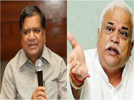 ಹುಬ್ಬಳ್ಳಿ: ಜಗದೀಶ್ ಶೆಟ್ಟರ್-ದೇಶಪಾಂಡೆ ನಡುವೆ ಮಾತಿನ ಚಕಮಕಿ