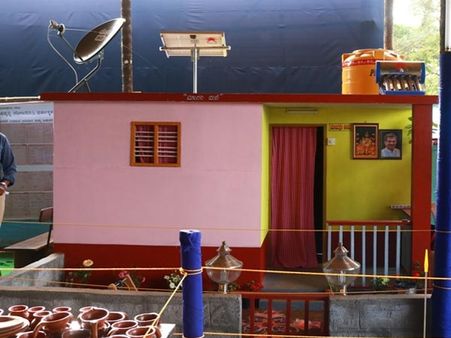 ಧರ್ಮಸ್ಥಳದಲ್ಲಿ ಪ್ರದರ್ಶನಗೊಂಡ ಸುಂದರವಾದ ಮಾದರಿ ಮನೆ