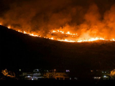 ಮುಂಬೈಯಲ್ಲಿ ಭಾರೀ ಕಾಳ್ಗಿಚ್ಚು: ನಾಲ್ಕು ಕಿಮೀ ವ್ಯಾಪಿಸಿದ ಬೆಂಕಿ!