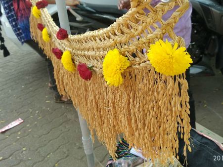 ಭತ್ತದ ತೋರಣ: ಗ್ರಾಮೀಣ ದೇಶಿ ಕರಕುಶಲ ಕಲೆಯ ಸೊಬಗು