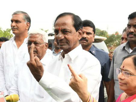 ಎಕ್ಸಿಟ್ ಪೋಲ್: ತೆಲಂಗಾಣದಲ್ಲಿ ಚಂದ್ರಶೇಖರ್ ರಾವ್ ಕಿಂಗ್