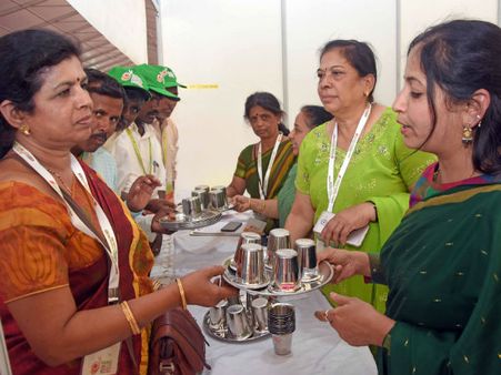 ಸಿರಿಧಾನ್ಯ ಮೇಳದಲ್ಲಿ ಅದಮ್ಯ ಚೇತನದಿಂದ ಶೂನ್ಯ ತ್ಯಾಜ್ಯ ಭೋಜನ ವ್ಯವಸ್ಥೆ