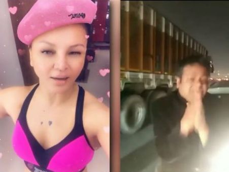 ವೈರಲ್ ವಿಡಿಯೋ : ರಾಖಿ ಸಾವಂತ್ ಇನಿಯನಿಗೆ ಬಿತ್ತು ಭರ್ತಿ ಒದೆ