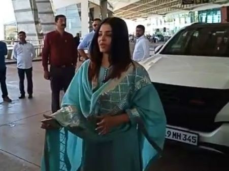 ಮಂಗಳೂರಿಗೆ ಬಂದಿಳಿದ ಬಾಲಿವುಡ್ ಬೆಡಗಿ ಐಶ್ವರ್ಯಾ ರೈ ಬಚ್ಚನ್