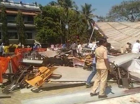 ಧರ್ಮಸ್ಥಳದಲ್ಲಿ ಕುಸಿದು ಬಿತ್ತು ಪಂಚ ಮಹಾವೈಭವದ ಮುಖ್ಯ ವೇದಿಕೆ