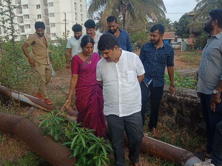 ಲಕ್ಷಗಟ್ಟಲೇ ಲೀಟರ್ ನೀರು ಚರಂಡಿ ಪಾಲು:ವೇದವ್ಯಾಸ ಕಾಮತ್ ಬೇಸರ