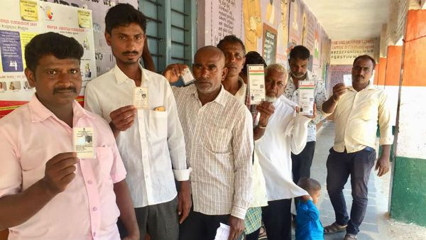 ಕುಂದಗೋಳ ಉಪ ಚುನಾವಣೆ : ಶೇ.82.42 ರಷ್ಟು ಮತದಾನ