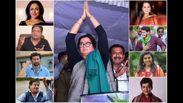 ಲೋಕಸಭೆ ಚುನಾವಣೆಯಲ್ಲಿ ಗೆದ್ದು ಬೀಗಿದ ಸಿನಿ ತಾರೆಯರು