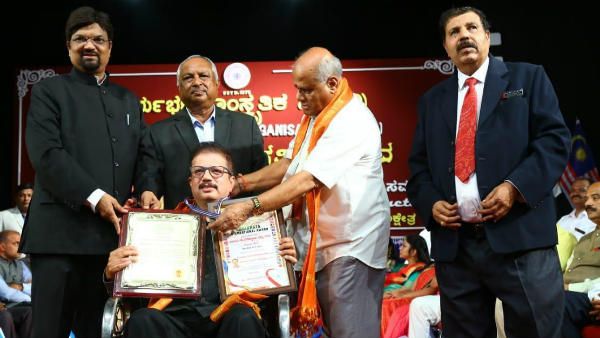 ಕತಾರ್: ಸೇವೆಗಾಗಿ ಆರ್ಯಭಟ ಪ್ರಶಸ್ತಿ ಪಡೆದ ಬೆಂಗಳೂರಿನ ಸತೀಶ್‌