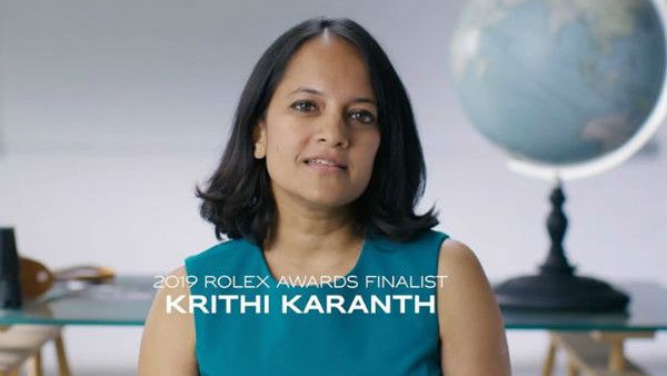 ಬೆಂಗಳೂರಿನ ಕೃತಿ ಕಾರಂತ್ ಮುಡಿಗೆ ರೋಲೆಕ್ಸ್ ಪ್ರಶಸ್ತಿಯ ಗೌರವ