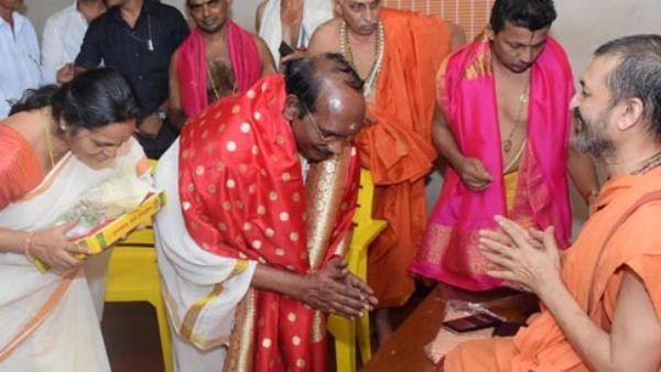 ಚಂದ್ರಯಾನ-2ರ ಯಶಸ್ಸಿಗೆ ಉಡುಪಿ ಶ್ರೀಕೃಷ್ಣನಿಗೆ ಪೂಜೆ ಸಲ್ಲಿಸಿದ ಇಸ್ರೋ ಅಧ್ಯಕ್ಷ