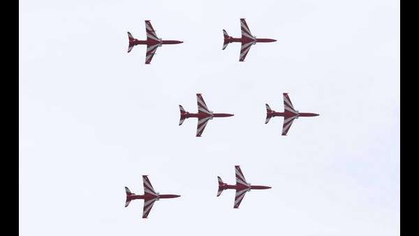 ಬೀದರ್‌ : ಬಾನಂಗಳದಲ್ಲಿ ಚಿತ್ತಾರ ಮೂಡಿಸಿದ ಲೋಹದ ಹಕ್ಕಿಗಳು