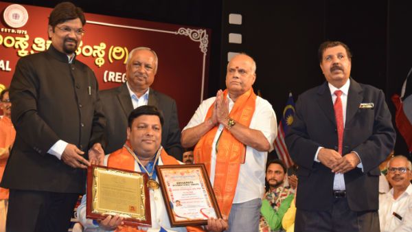 ಸುರೇಶ್ ಶ್ಯಾಮ್ ರಾವ್ ನೇರಂಬಳ್ಳಿಗೆ ಆರ್ಯಭಟ ಅಂತಾರಾಷ್ಟ್ರೀಯ ಪ್ರಶಸ್ತಿ