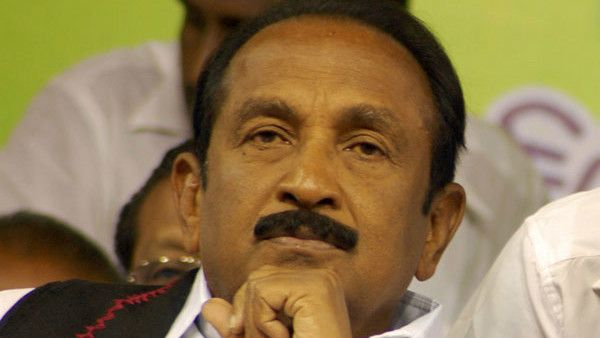 ದೇಶದ್ರೋಹದ ಆರೋಪದಲ್ಲಿ ರಾಜಕಾರಣಿ ವೈಕೋಗೆ ಒಂದು ವರ್ಷ ಜೈಲು