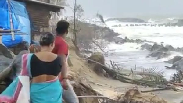 ಮಂಗಳೂರಿನ ಉಳ್ಳಾಲದಲ್ಲಿ ಮತ್ತೆ ಕಡಲ್ಕೊರೆತ