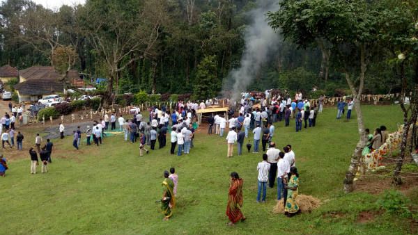 ಚೇತನಹಳ್ಳಿಯಲ್ಲಿ ಪಂಚಭೂತಗಳಲ್ಲಿ ಲೀನವಾದ ಗಂಗಯ್ಯ ಹೆಗ್ಡೆ